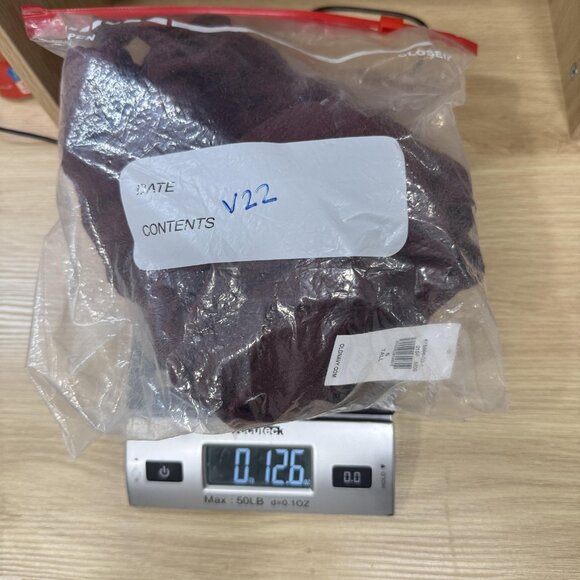 Old Navy Pants Womens Small Tall Burgundy Linen Blend High Rise Straight Leg - Picture 12 of 12